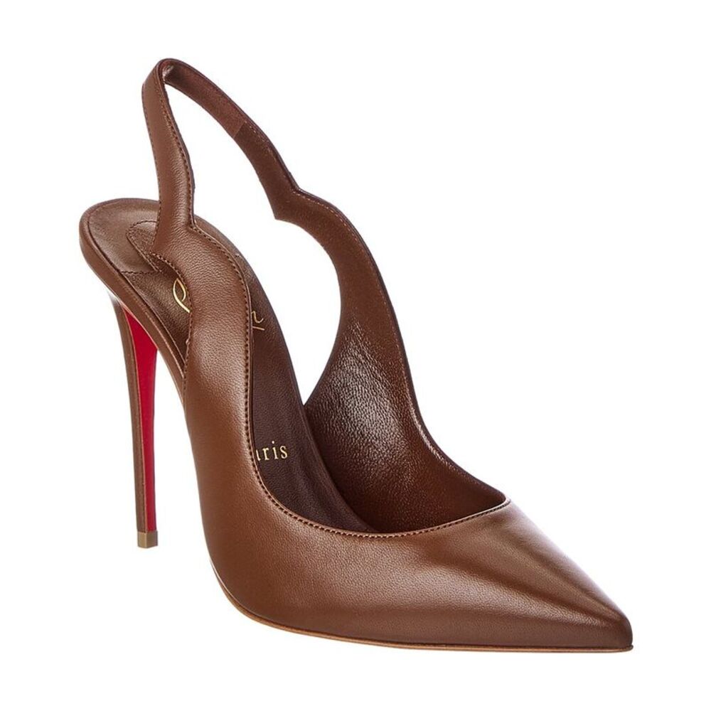 Christian Louboutin 100 Leather Slingback Pump